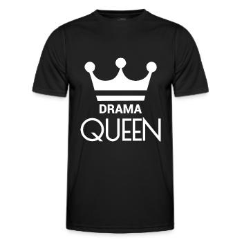 REINE DU DRAME - T-shirt sport Homme - noir - Devant - AI Model Male 178 dark (178cm)