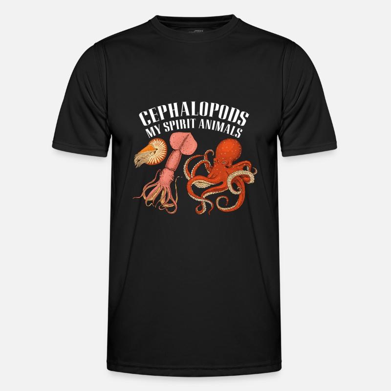 Cephalopod octopus octopus squid - Men's Functional T-Shirt - black