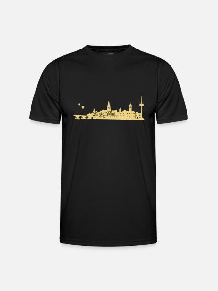 Regensburg Skyline - Men's Functional T-Shirt - black