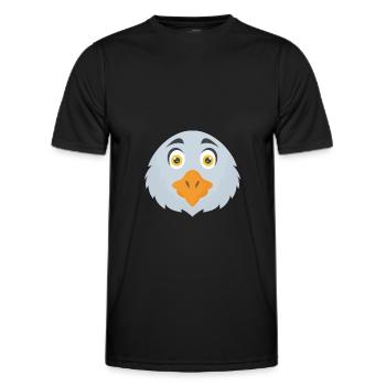 Adler t-shirt |Bestseller | - Männer Funktions-T-Shirt - Schwarz - Vorne - AI Model Male 178 dark (178cm)