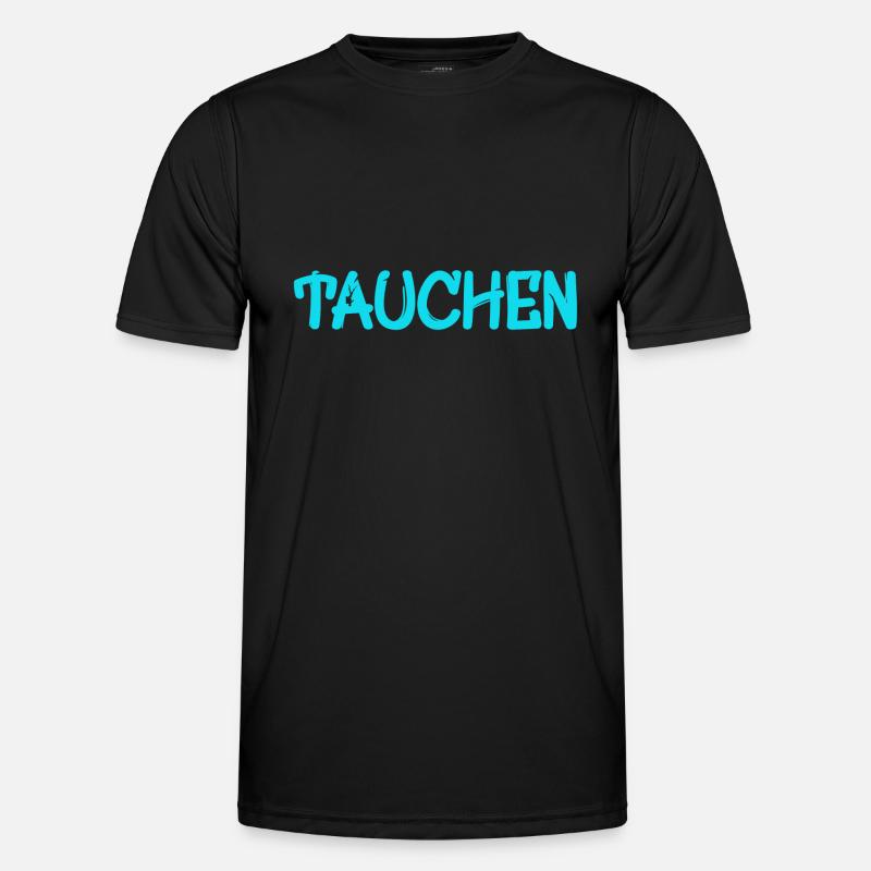 Taucher, tauchen, Geschenk, Geschenkidee, Dive - Männer Funktions-T-Shirt - Schwarz