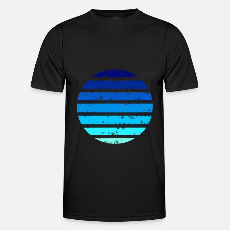 Gradient Circle N°1 - Men's Functional T-Shirt - black