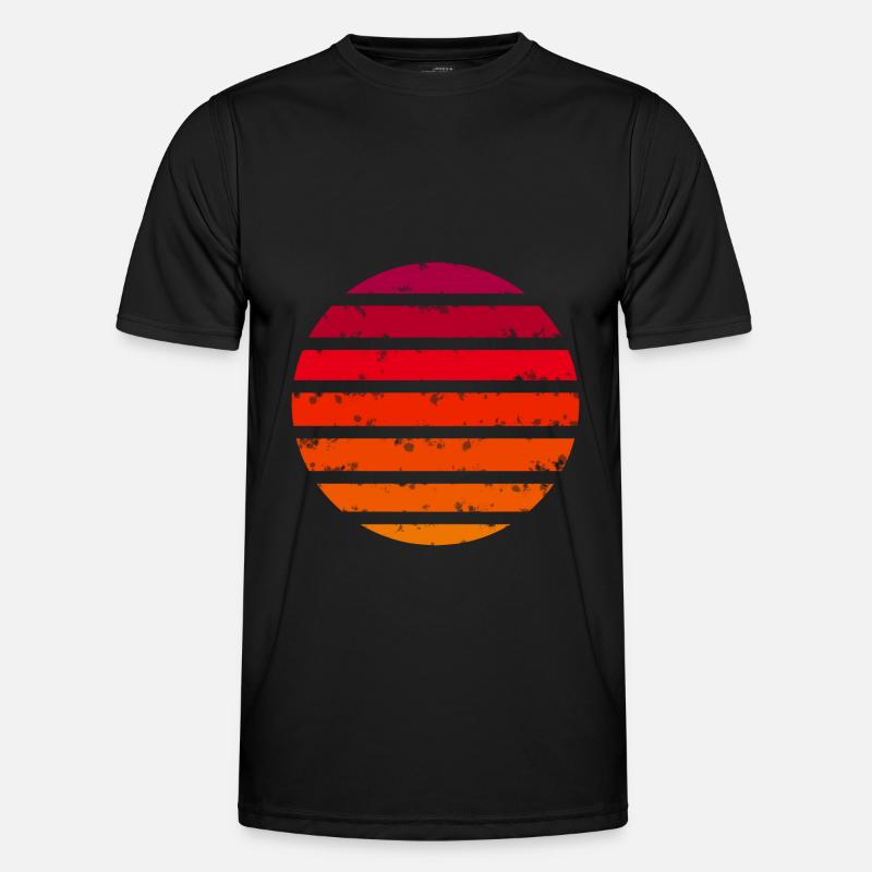 Gradient Round N°3 - Men's Functional T-Shirt - black