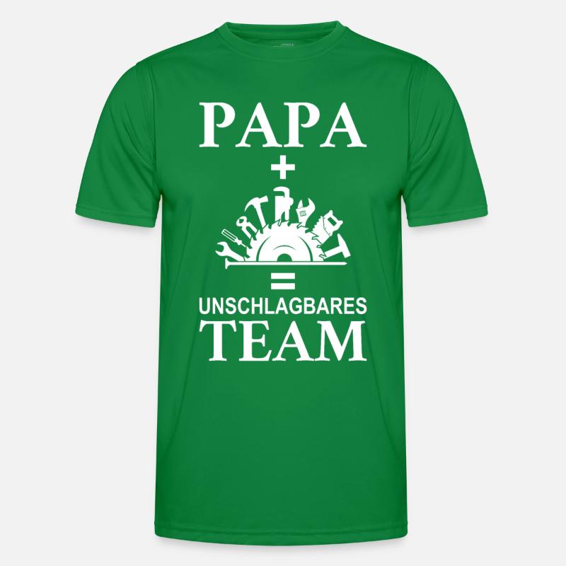 Papa Handwerker Geschenk Männer Funktions-T-Shirt