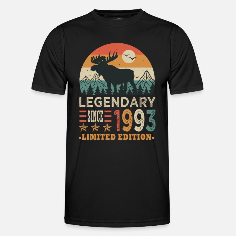 1993 legendary anniversary 30 years - Men's Functional T-Shirt - black