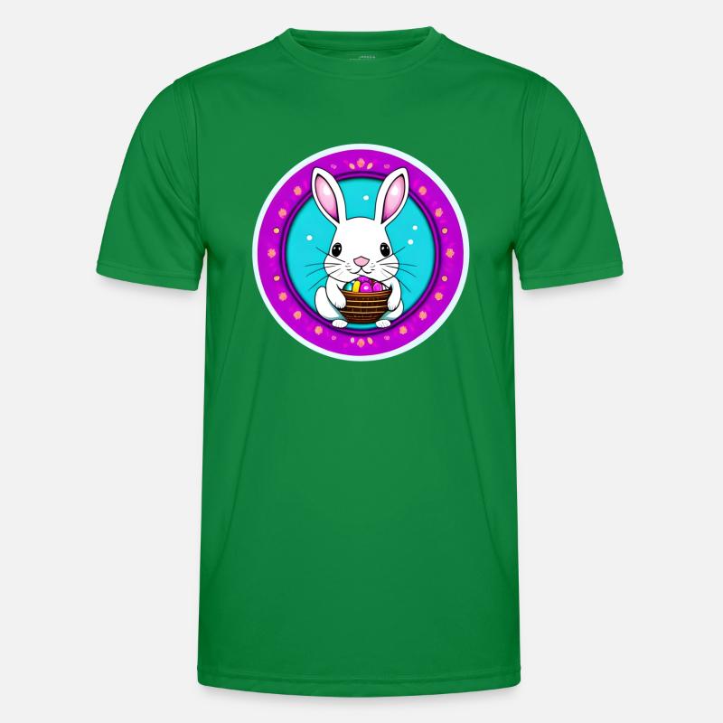 Easter and Easter Basket Men's Functional T-Shirt