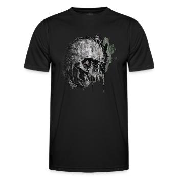 Zombie Undead untot Untoter - Männer Funktions-T-Shirt - Schwarz - Vorne - AI Model Male 178 dark (178cm)