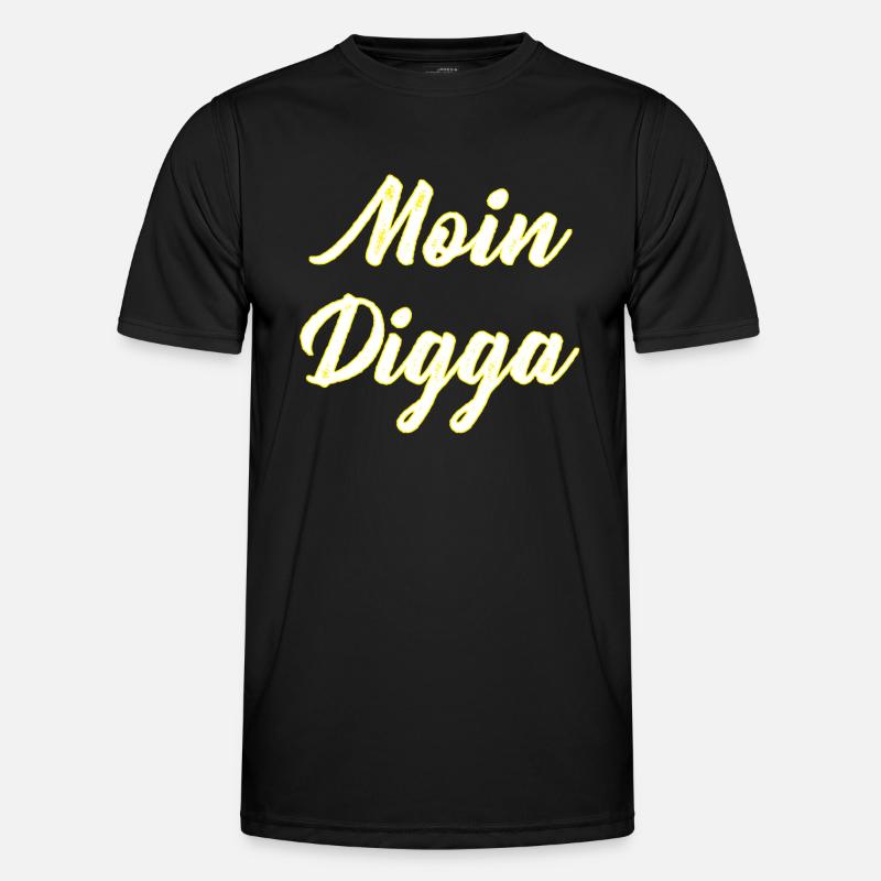 Moin Digga Männer Funktions-T-Shirt