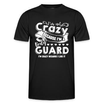 Bodyguard Love Being A Bodyguard - Men's Functional T-Shirt - black - Front - AI Model Male 178 dark (178cm)