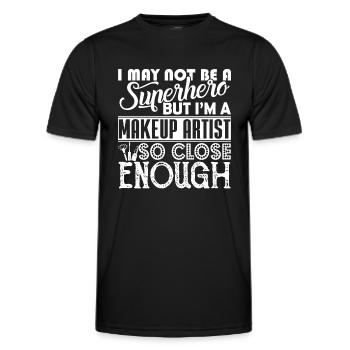 Makeup Artist I am A Makeup Artist - Men's Functional T-Shirt - black - Front - AI Model Male 178 dark (178cm)