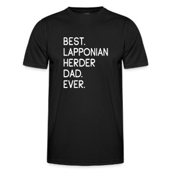 Papa éleveur de Bapon - T-shirt sport Homme - noir - Devant - AI Model Male 178 dark (178cm)