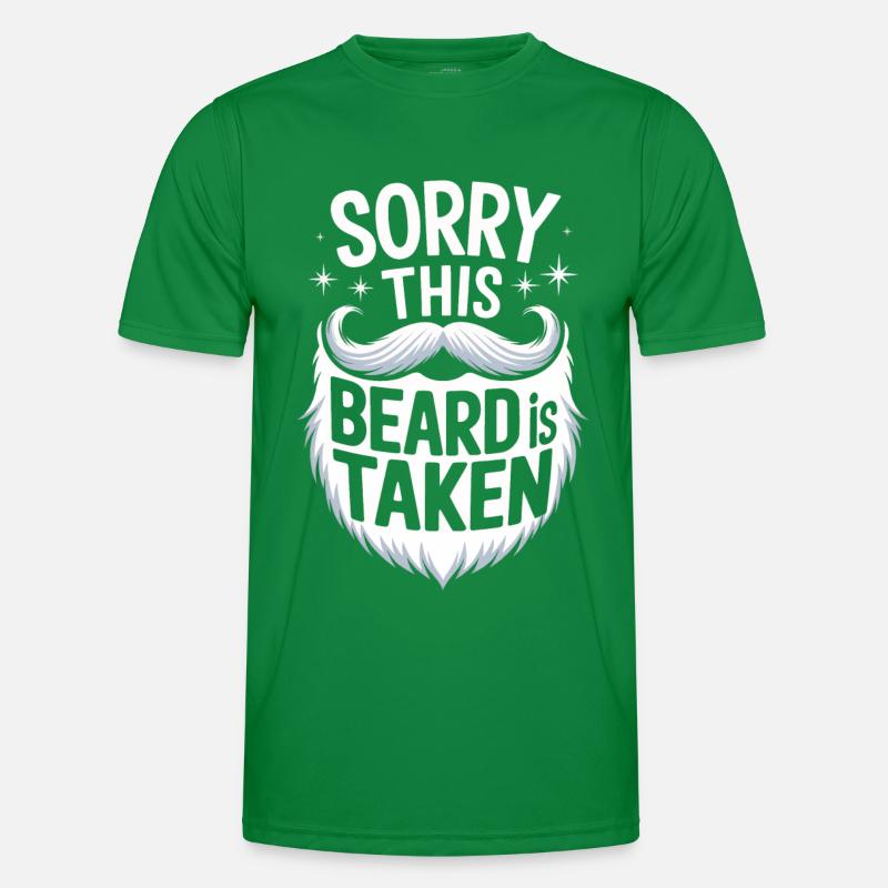 Bart Schnurrbart Bärtige Männer Männer Funktions-T-Shirt