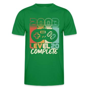 20 Geburtstag Jahrgang 2003 Level 20 Complete - Männer Funktions-T-Shirt - Kelly Green - Vorne - AI Model Male 178 dark (178cm)