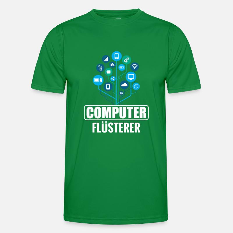 Programmierer Informatik Admin Computer Flüsterer Männer Funktions-T-Shirt