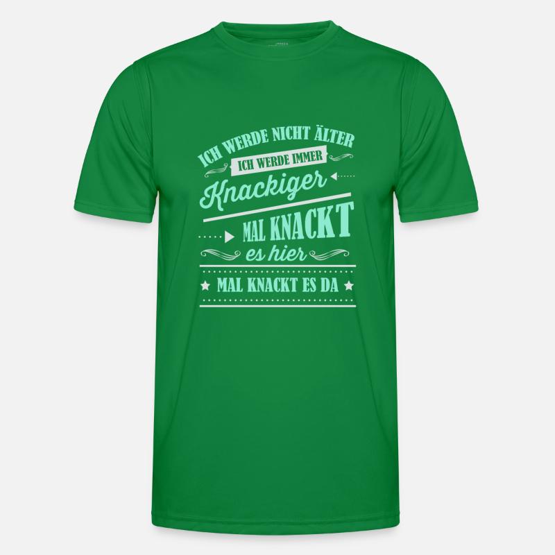Älter werden, Alter, Spruch Männer Funktions-T-Shirt