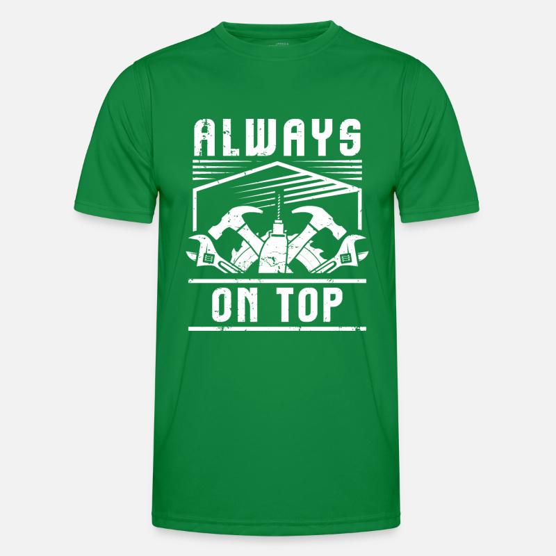 Dachdecker Dachdeckerei Dachklempner Roofer Männer Funktions-T-Shirt