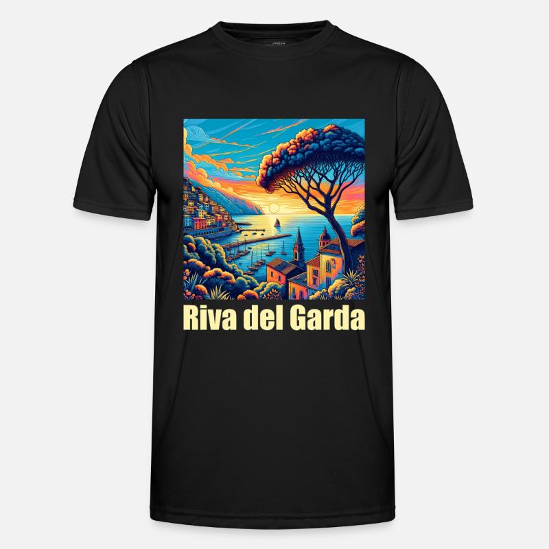 Gardasee Männer Funktions-T-Shirt