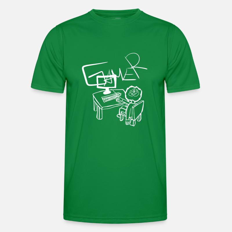 Laptop Pc Men's Functional T-Shirt