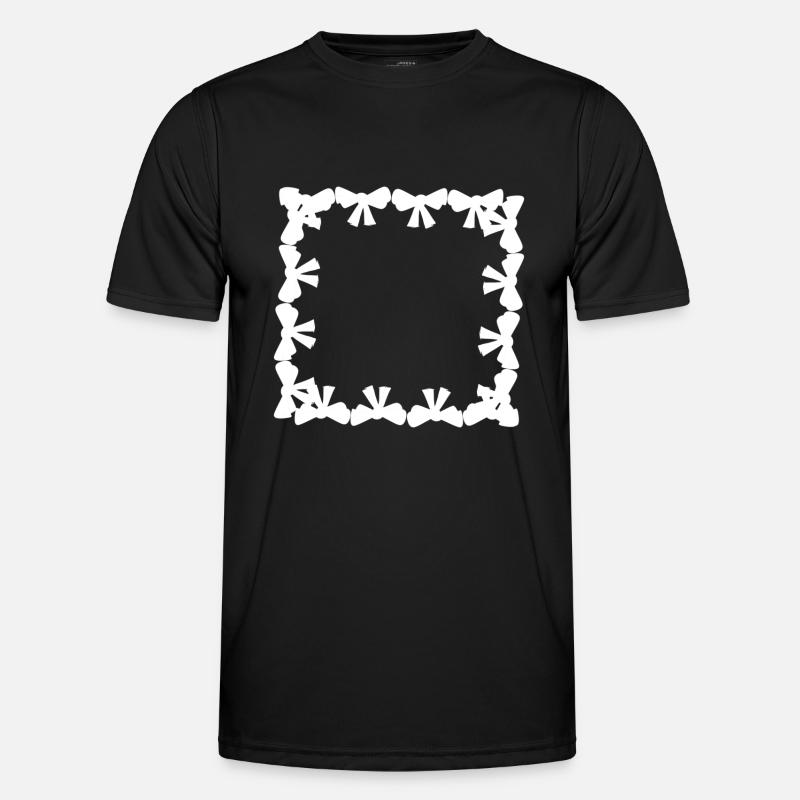 frame square square grinding - Men's Functional T-Shirt - black