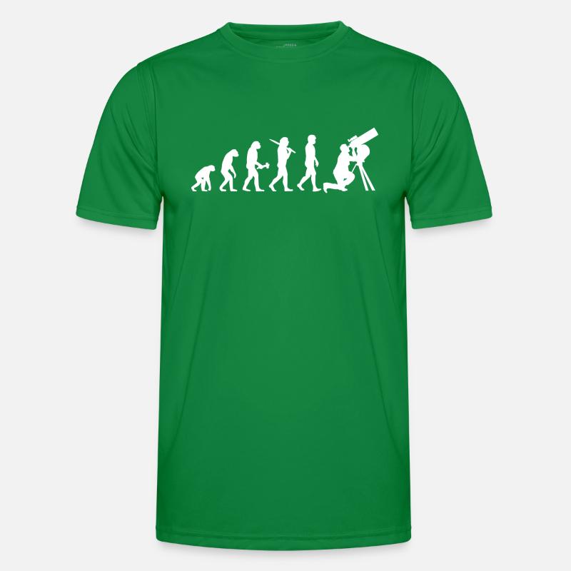 Astronomie Astronom Sternenkunde Evolution Weltall Männer Funktions-T-Shirt