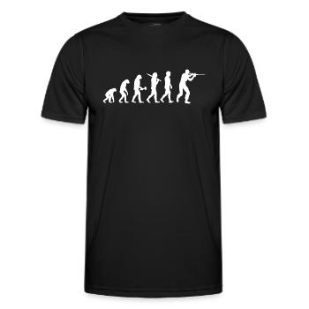Shooting club sport shooter sport shooting gift - Men's Functional T-Shirt - black - Front - AI Model Male 178 dark (178cm)