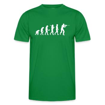 Shooting club sport shooter sport shooting gift - Men's Functional T-Shirt - kelly green - Front - AI Model Male 178 dark (178cm)