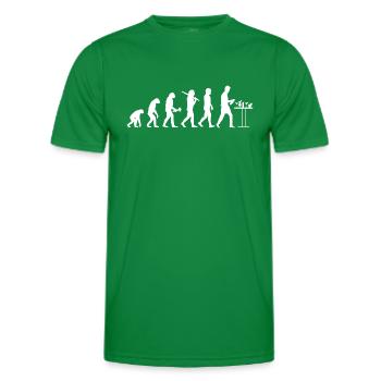 Barkeeper Barmann Bartender Evolution Geschenk - Männer Funktions-T-Shirt - Kelly Green - Vorne - AI Model Male 178 dark (178cm)
