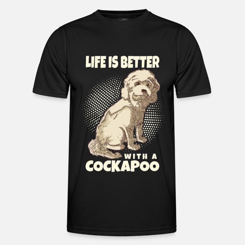 Cockapoo - Men's Functional T-Shirt - black