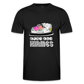 Kirmes Fahrgeschäft autoscooter Boxauto - Männer Funktions-T-Shirt - Schwarz - Vorne - AI Model Male 178 dark (178cm)
