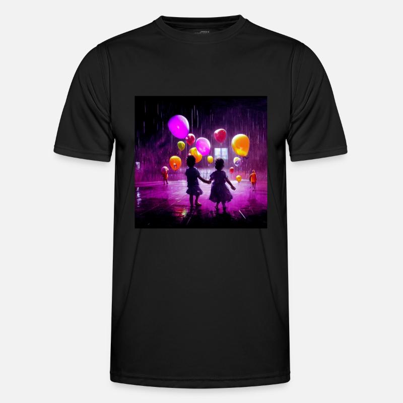 Neon Balloons Männer Funktions-T-Shirt