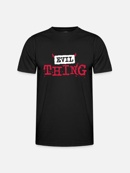 Evil Thing - Men's Functional T-Shirt - black