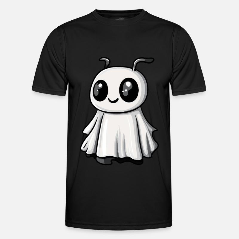 Ant Halloween Comic Ghost - Men's Functional T-Shirt - black