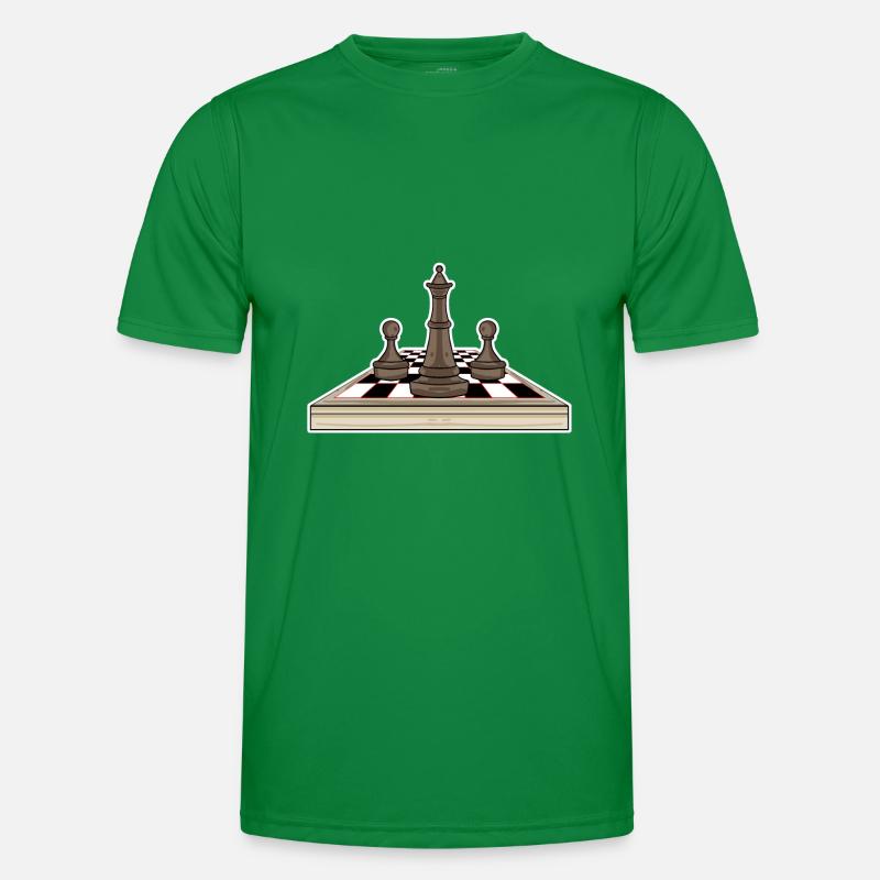 Schach Schachbrett Männer Funktions-T-Shirt