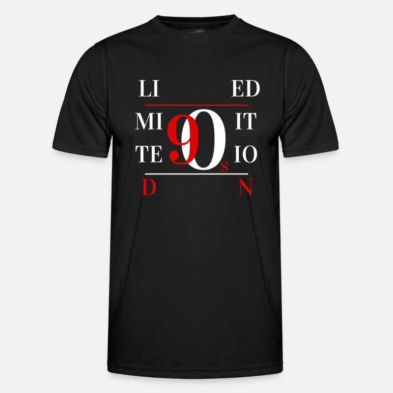 90s limited edition - Men's Functional T-Shirt - black