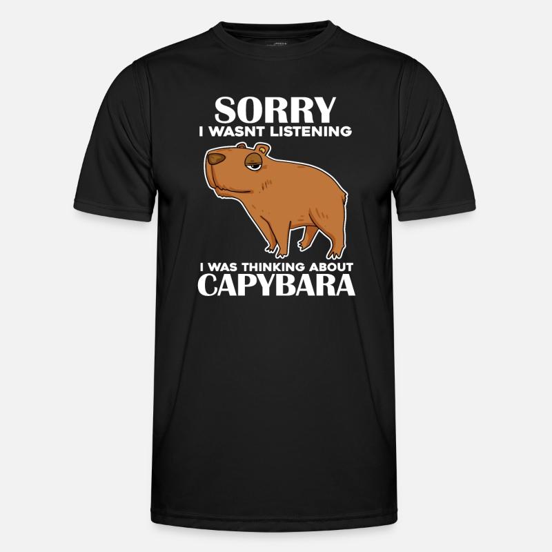 Capybara Capybara Gift - Men's Functional T-Shirt - black