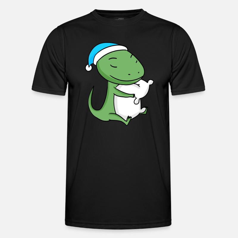 Lizard with pillow and sleepyhead Men's Functional T-Shirt