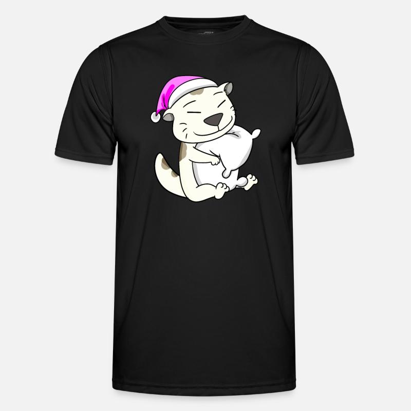 Cat cat breed Devon Rex - Men's Functional T-Shirt - black