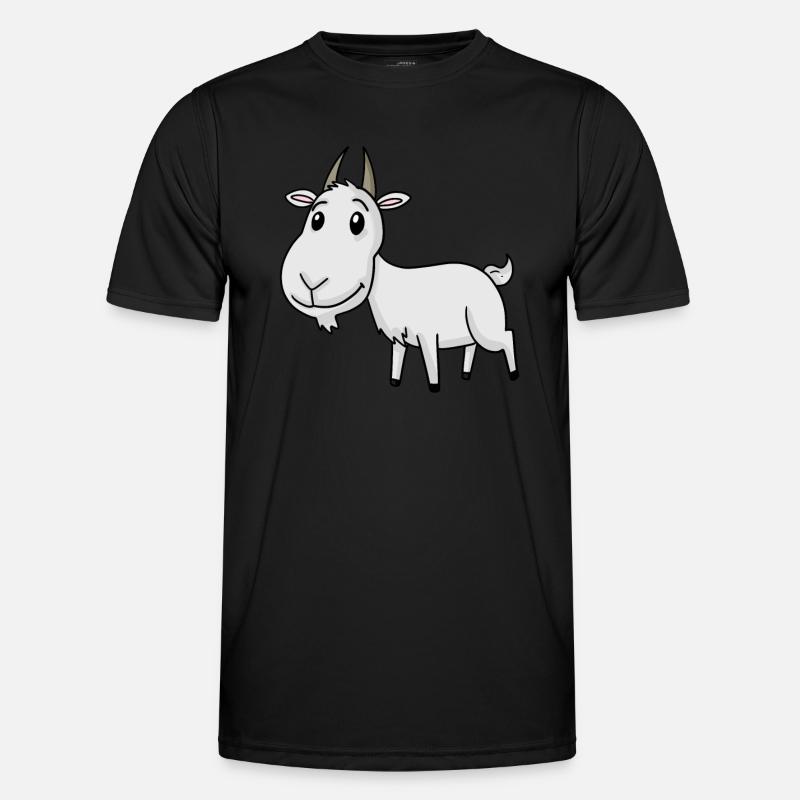 Cute Goat - Men's Functional T-Shirt - black
