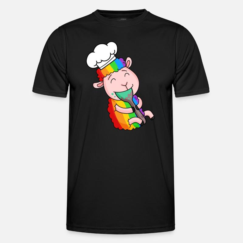 Cuisinier de mouton mignon T-shirt sport Homme