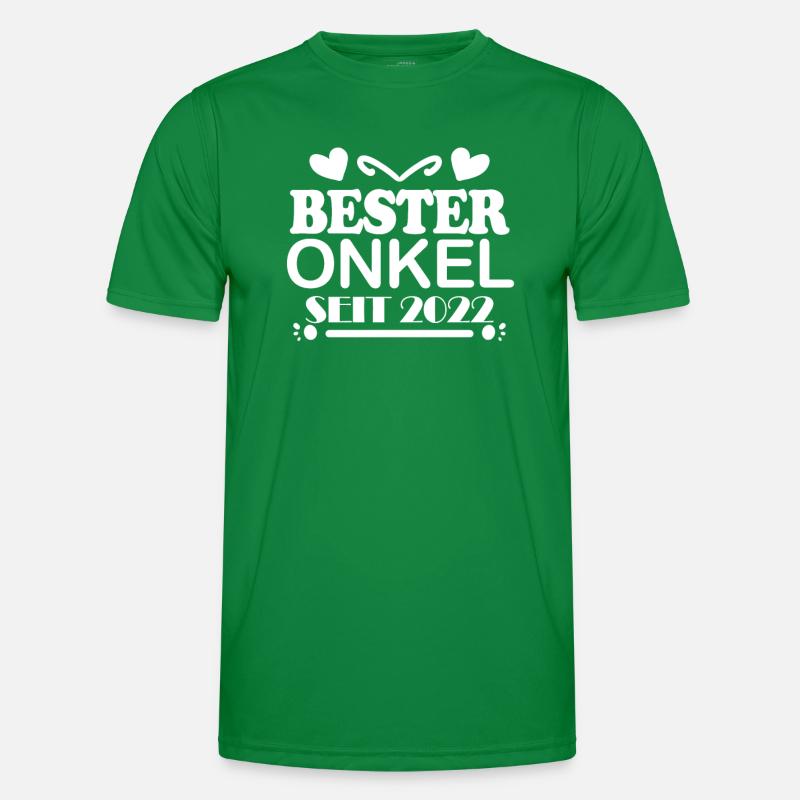 Bester Onkel seit 2022 Männer Funktions-T-Shirt