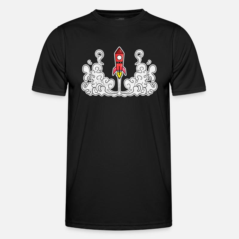 Rocket Rocket Launch Launch - Men's Functional T-Shirt - black