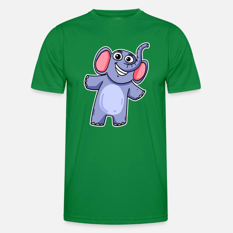 Mignon petit éléphant T-shirt sport Homme