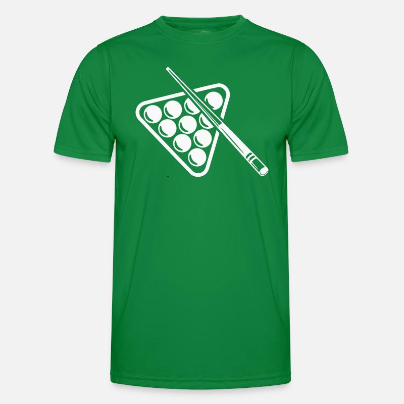 Billard Cue Boules de billard Joueurs de billard T-shirt sport Homme