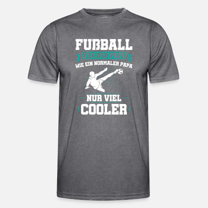 Fußball Trainer Papa Geschenkidee Männer Funktions-T-Shirt