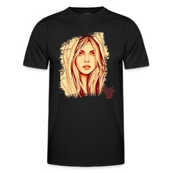 Positive Denkstimmung Leben, Positives Denken - Männer Funktions-T-Shirt - Schwarz - Vorne - AI Model Male 178 dark (178cm)