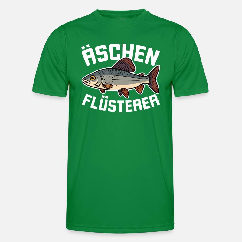 Äschen Flüsterer Männer Funktions-T-Shirt