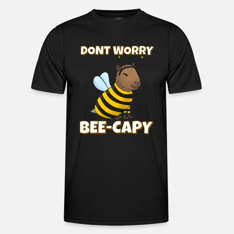 Capybara Bienen Kostüm Männer Funktions-T-Shirt