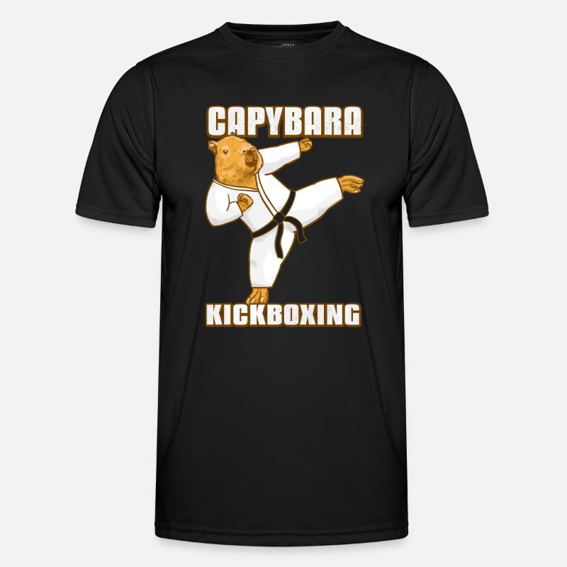 Kickboxing Capybara T-shirt sport Homme