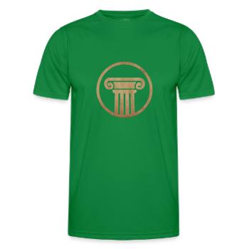 Pilier ancien - T-shirt sport Homme - vert - Devant - AI Model Male 178 dark (178cm)