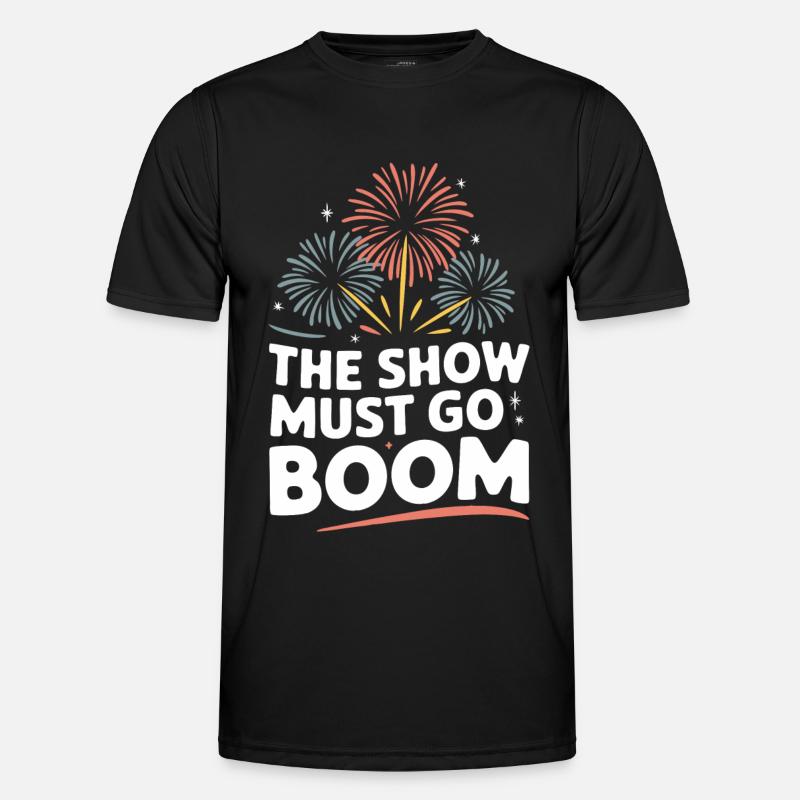 Pyrotechnics Fireworks Pyrotechnics - Men's Functional T-Shirt - black